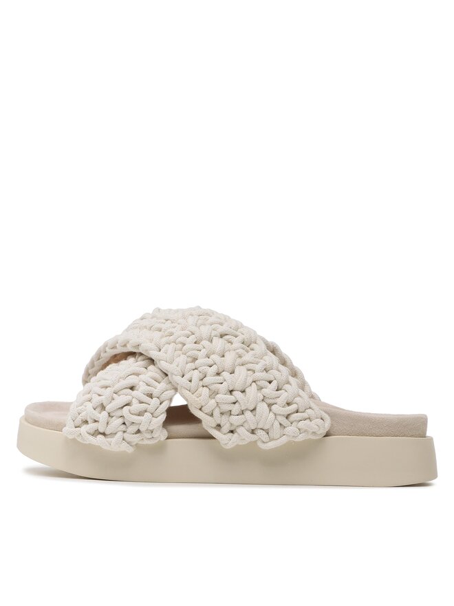 Inuikii Šľapky Inuikii Woven 70104-105 Biela