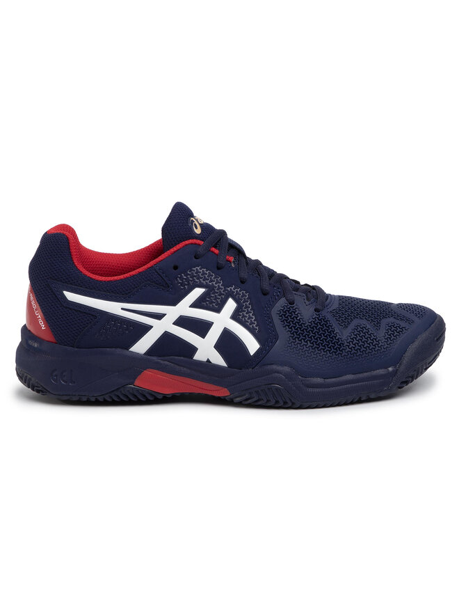 Asics Tennisschuhe Asics Gel-Resolution 8 Clay Gs 1044A019 Dunkelblau