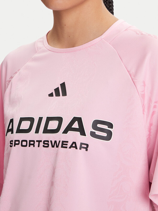 adidas adidas Футболка Tiro x Common Goal Jacquard JL9213 Рожевий Loose Fit