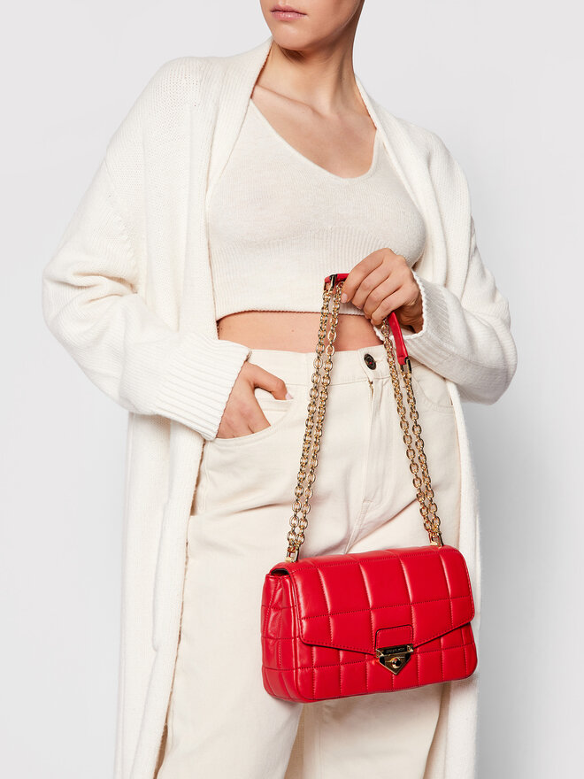Handtasche MICHAEL Michael Kors Soho 30F0G1SL3L Rot eschuhe