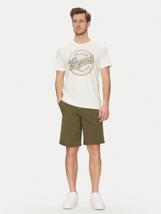 Blend Blend Camiseta 20717760 Blanco Regular Fit
