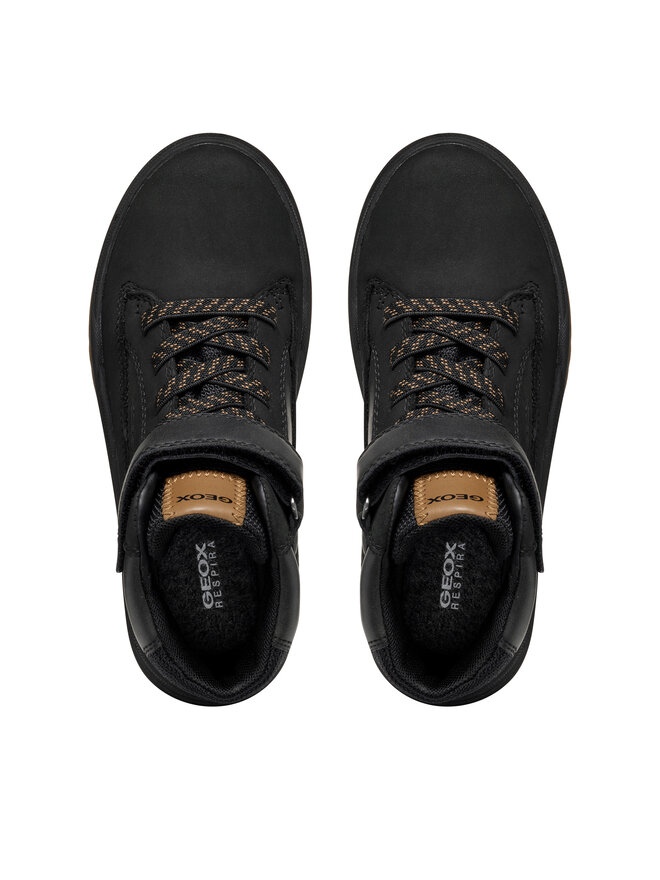 Geox Kotníková obuv Geox J Bunshee Boy B Abx J16FMA 0ME32 C9999 S Černá