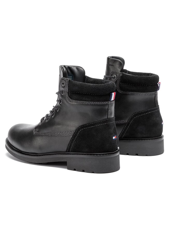 Tommy Hilfiger Stiefel Tommy Hilfiger Active Leather Boot FM0FM01774 Schwarz