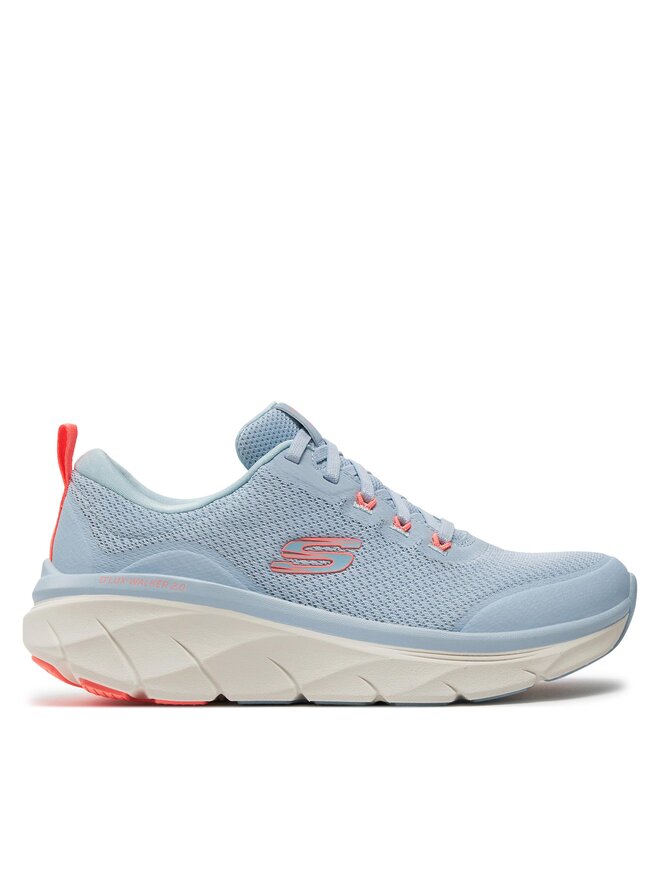 Sneakers Skechers D Lux Walker 2.0 Radiant Rose 150095 BLNC Celeste escarpe