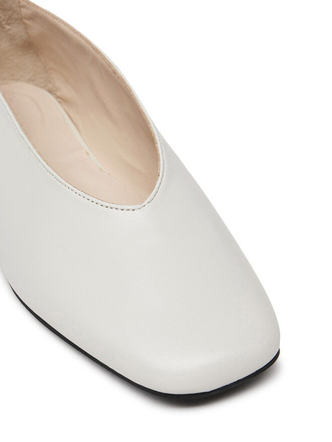 Calvin Klein Ballerinas Calvin Klein HW0HW02441 Écru
