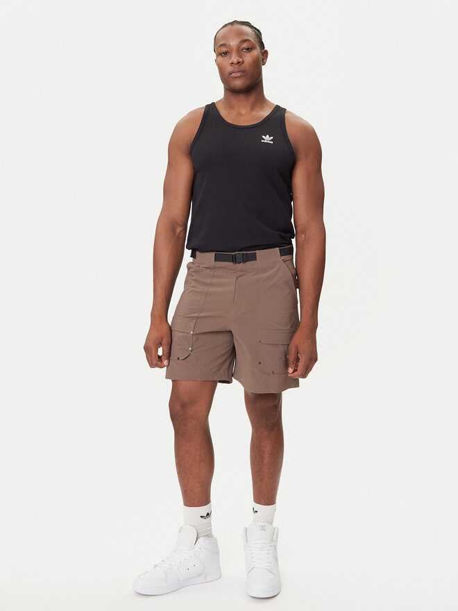 adidas adidas Майка Trefoil Essentials KA0648 Чорний Regular Fit