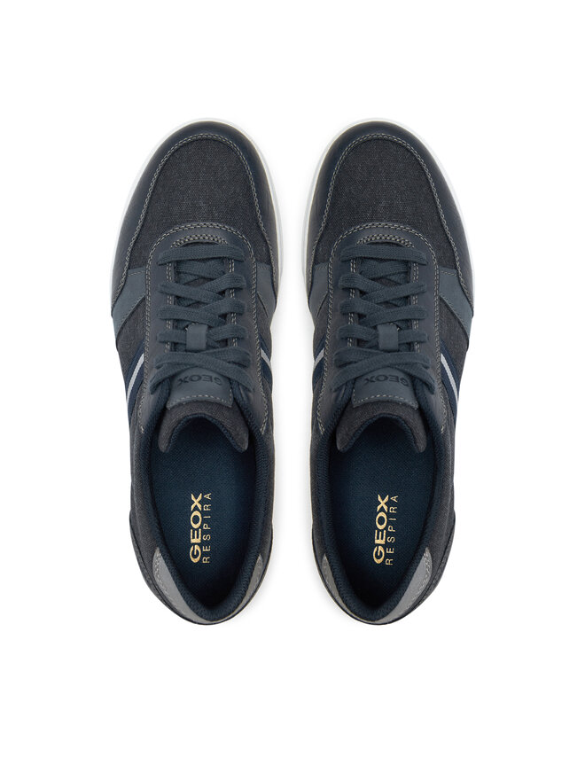 Scarpe GeoX Sneakers Uomo U552CB 010EK C4078 WALEE – Blu Navy, Estate, Tessuto - Foto 4
