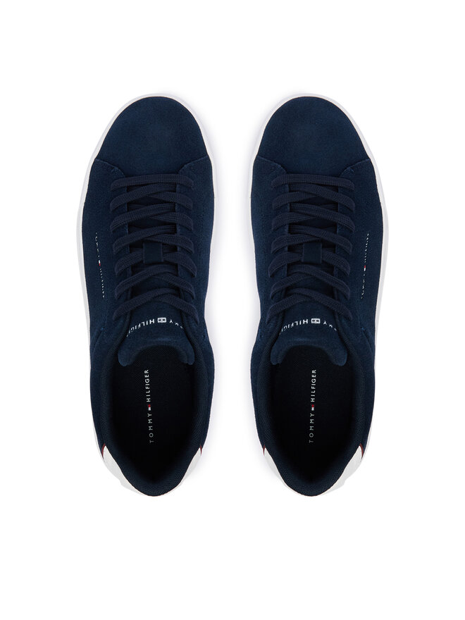 Tommy Hilfiger Sneakers Tommy Hilfiger Th Court Core Suede FM0FM05716 Dunkelblau