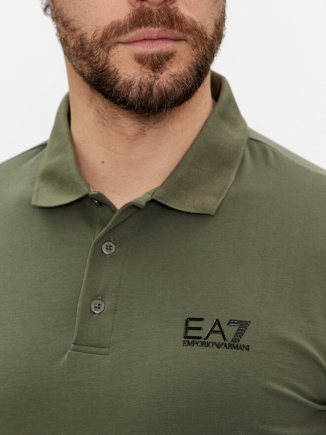 EA7 Emporio Armani EA7 Emporio Armani Polo 8NPF05 PJM5Z 1846 Verde Regular Fit