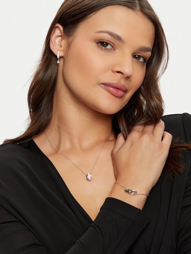 Guess Kolczyki Guess JSBE04 510JW Srebrny
