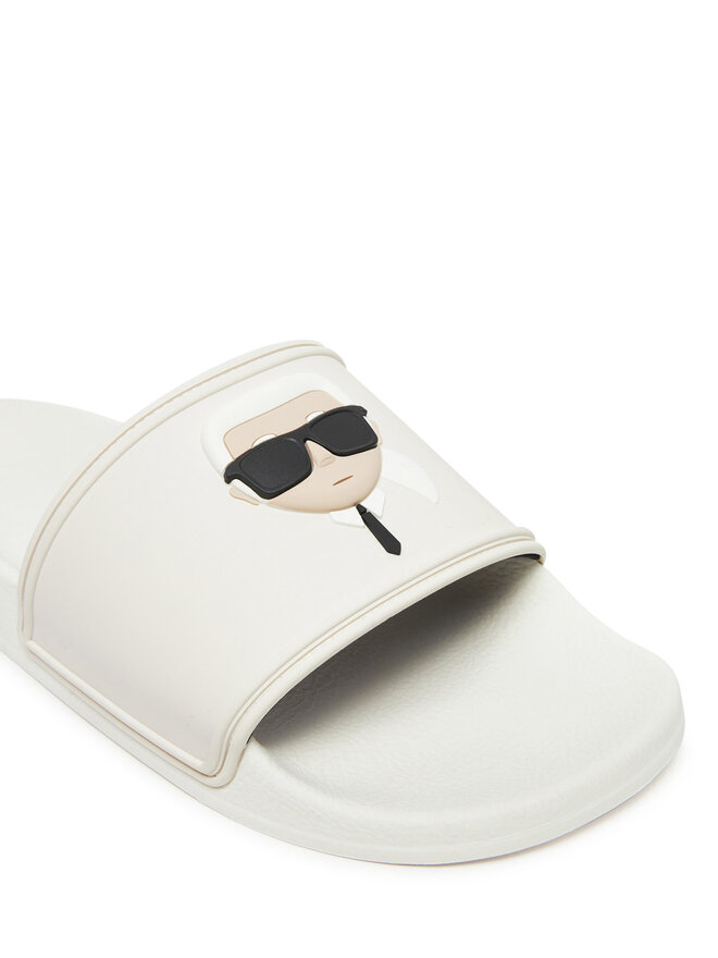 KARL LAGERFELD Şlapi KARL LAGERFELD KL70005 Alb