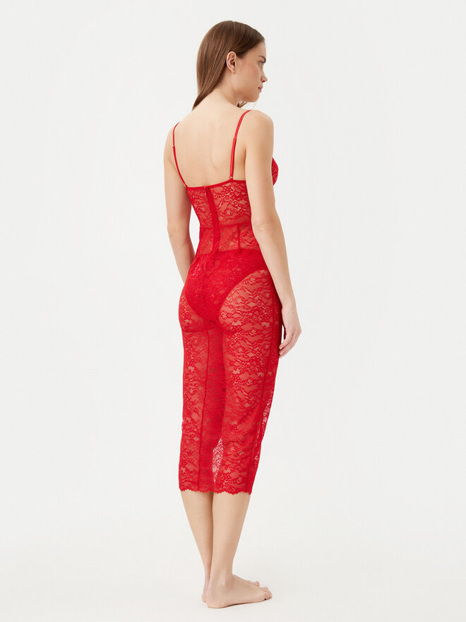 Guess Guess Nachthemd O5RK00 KBGT0 Rot Regular Fit