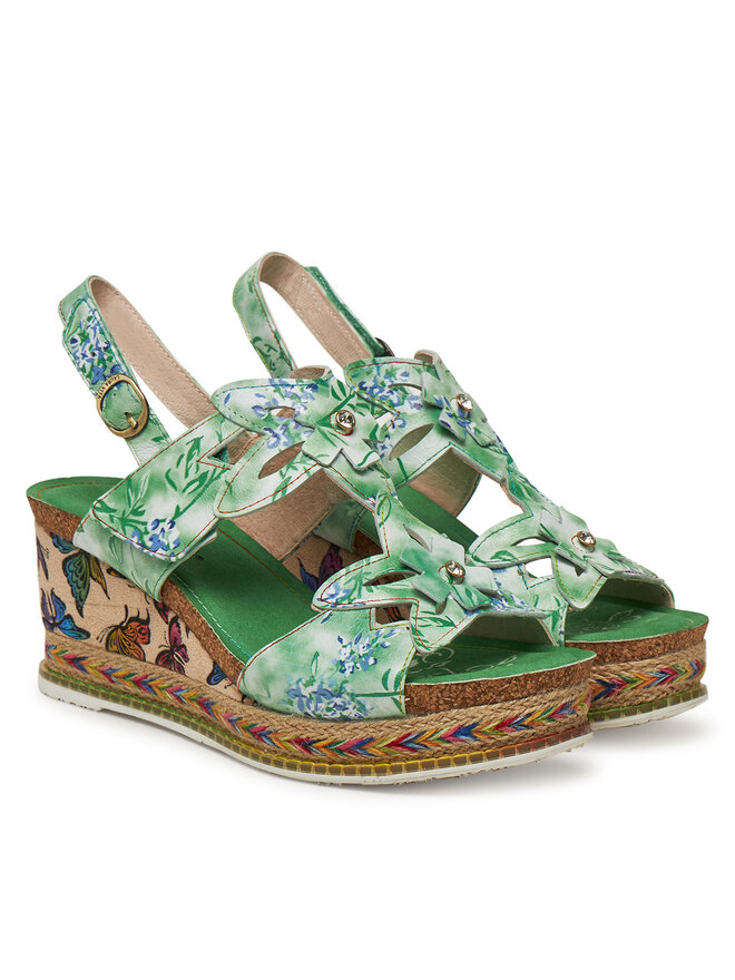 Laura Vita Espadryle Laura Vita Hacdeo 21 Zielony
