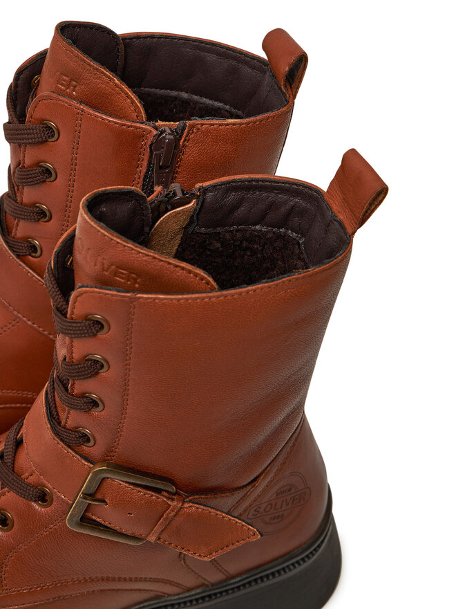 s.Oliver Schnürstiefeletten s.Oliver 5-26246-43 Braun