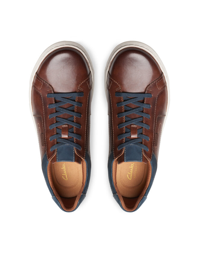 Clarks Zapatillas Clarks Mapstone Lace 26176886 Marrón