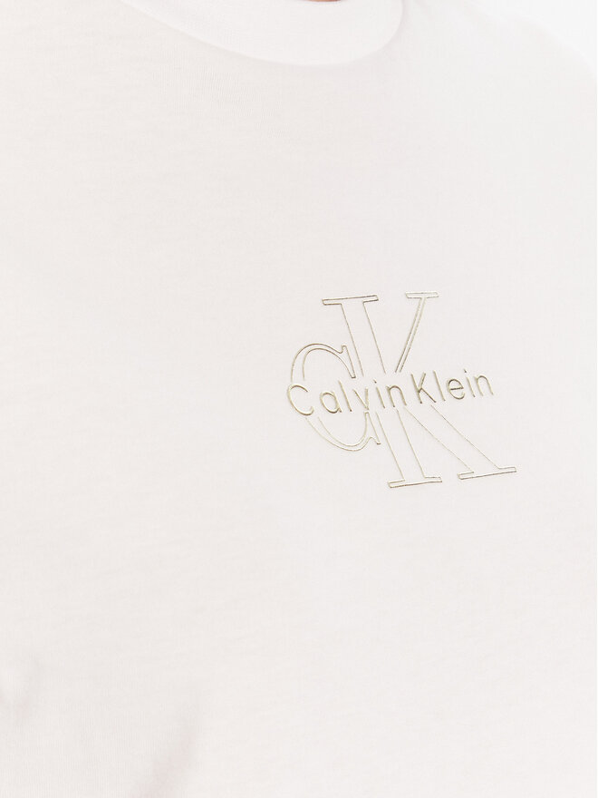 Calvin Klein Jeans Calvin Klein Jeans Camiseta Classic Monologo LV047D873G Blanco Regular Fit