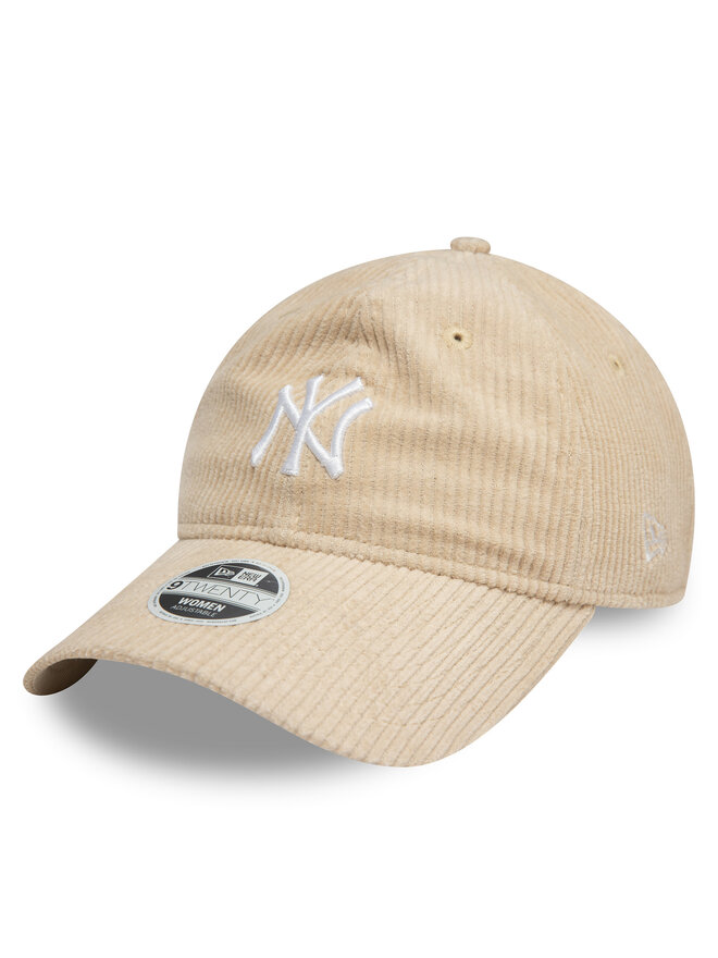 New Era Czapka z daszkiem New Era New York Yankees Cord 9Twenty 60595358 Beżowy