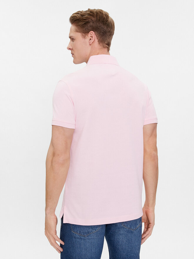 Tommy Hilfiger Tommy Hilfiger Pólóing 1985 MW0MW17771 Rózsaszín Slim Fit