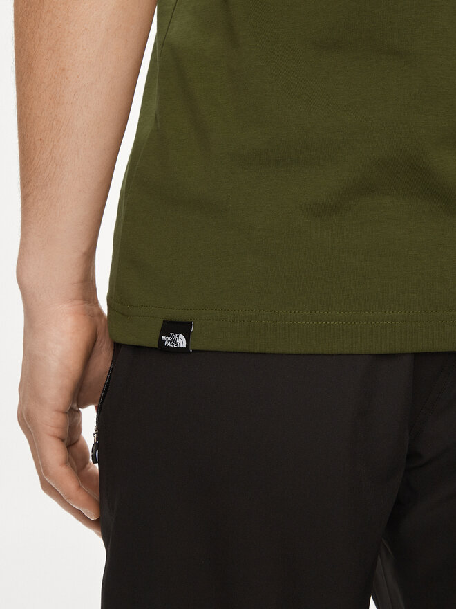 The North Face The North Face Marškinėliai Simple Dome NF0A87NG Žalia Regular Fit