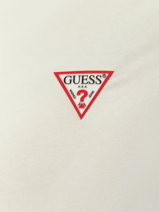 Guess Guess Póló W2YI44 J1314 Sárga Slim Fit