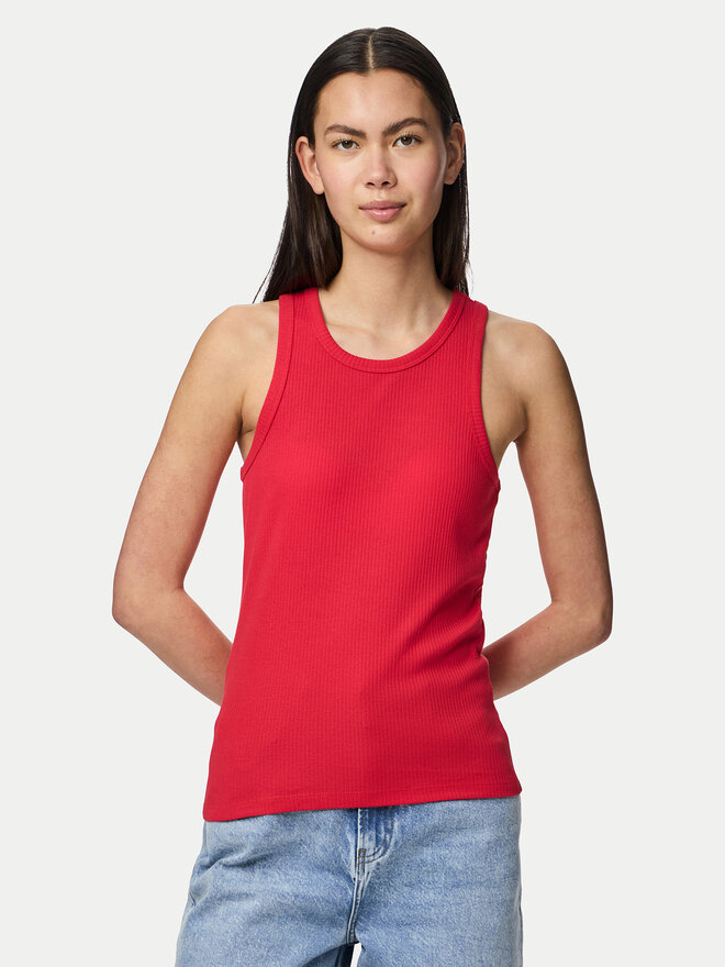 Pieces Pieces Felső Ruka 17133673 Piros Slim Fit
