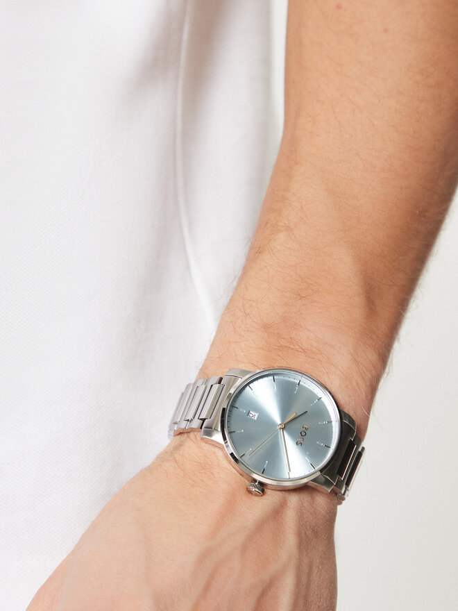 BOSS Uhr BOSS Dean 1514132 Silberfarben