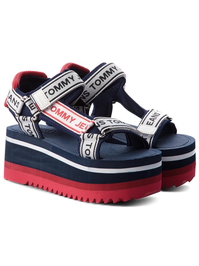 Sandalen Tommy Jeans Technical Sandal EN0EN00342 Dunkelblau eschuhe