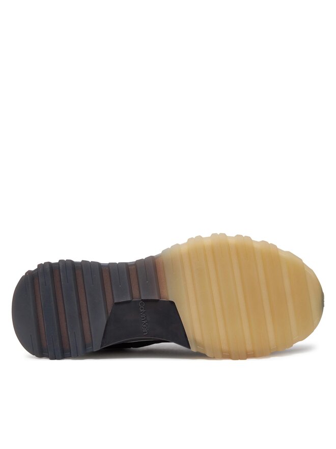 Calvin Klein Sneakersy Calvin Klein Runner Lace Up Mesh Mix HW0HW01905 Čierna
