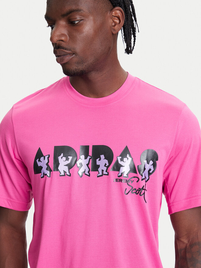 adidas adidas Camiseta Jeremy Scott JL7619 Rosa Regular Fit
