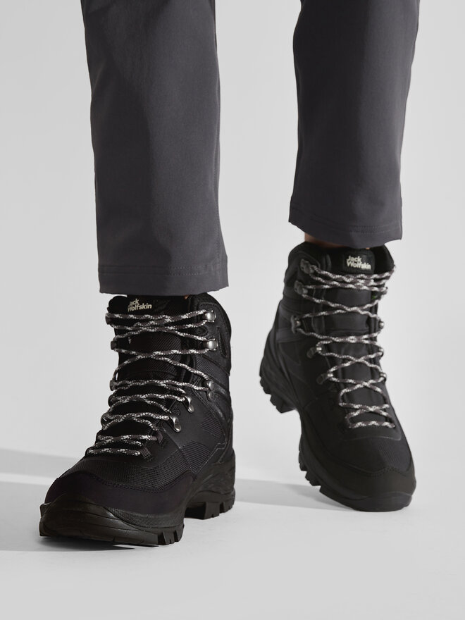 Jack Wolfskin Трекінгові черевики Jack Wolfskin Rebellion Guide Texapore Mid M 4053791 Чорний