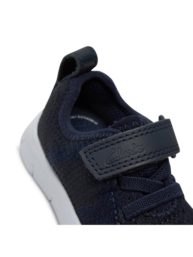 Clarks Snīkeri Clarks Ath Flux T 261412696 Tumši zils