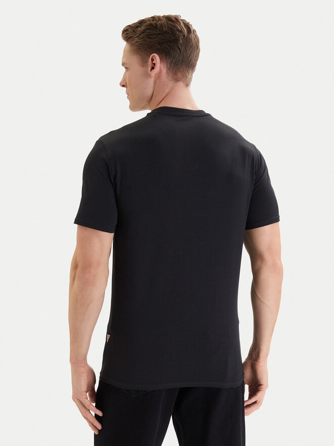 Guess Guess T-Shirt F6GI01 J1314 Schwarz Slim Fit