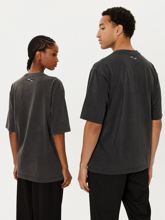 Filling Pieces Filling Pieces T-Shirt Unisex 7441378 Μαύρο Boxy Fit