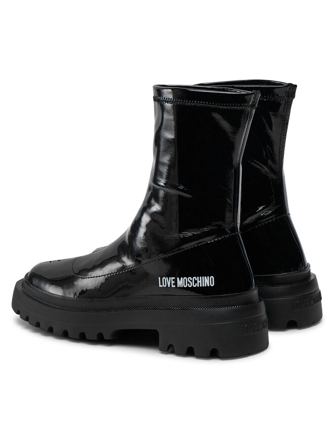 LOVE MOSCHINO Botine LOVE MOSCHINO JA24225G0LIIZ000 Negru