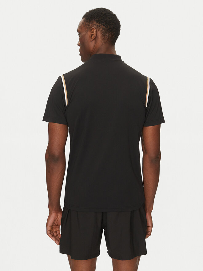 BOSS BOSS Poloshirt Pariq 50534347 Schwarz Slim Fit