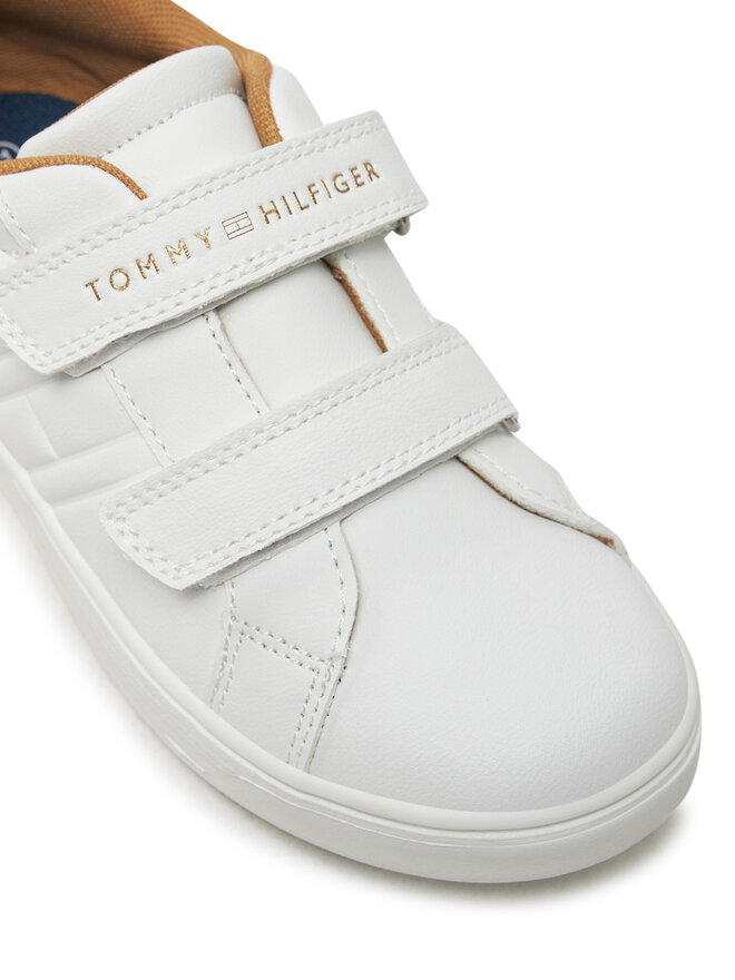 Tommy Hilfiger Zapatillas Tommy Hilfiger Low Cut Velcro Sneaker T1X9-33835-1355 S Blanco