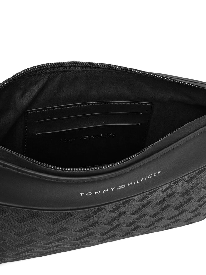 Tommy Hilfiger Umhängetasche Tommy Hilfiger Th Modern Monogram Pouch AM0AM14826 Schwarz