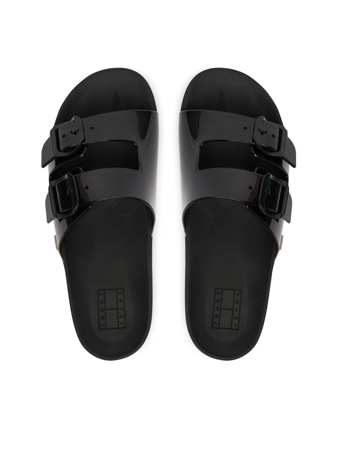Tommy Jeans Pantoletten Tommy Jeans Tjw Comfort Jelly Slides EN0EN02974 Schwarz