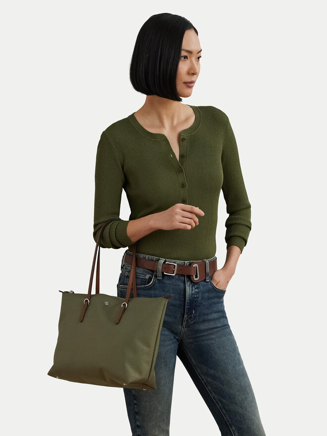 LAUREN RALPH LAUREN Torebka LAUREN RALPH LAUREN 431916737034 Zielony