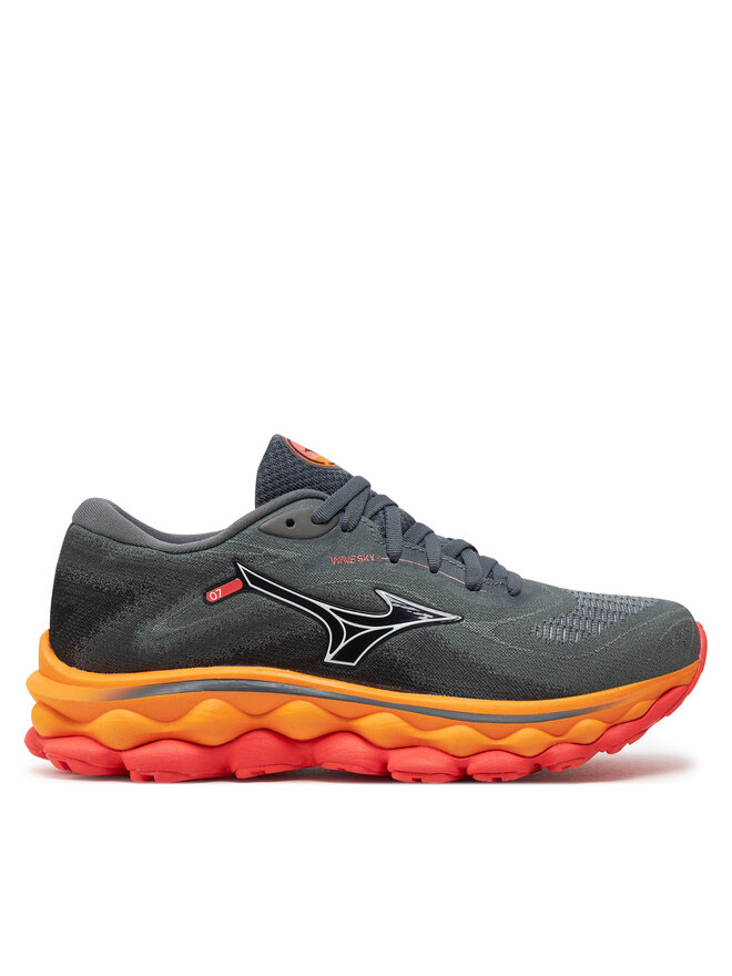 Zapatillas de running Mizuno Wave Sky 7 J1GD2302 Negro zapatos.es