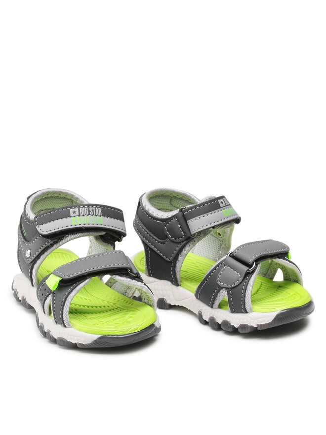 Big Star Shoes Sandále Big Star Shoes JJ374217 Sivá