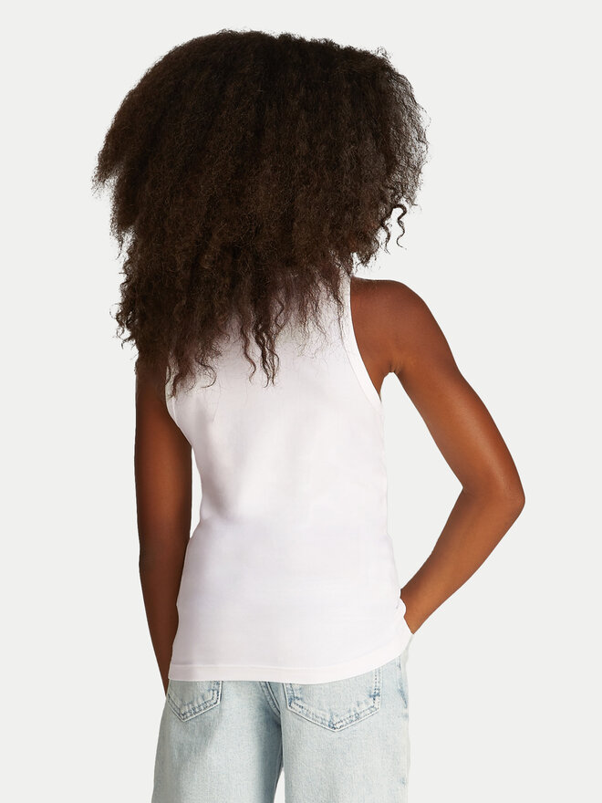 Calvin Klein Jeans Calvin Klein Jeans Τοπ Logo IG0IG02435 Λευκό Regular Fit