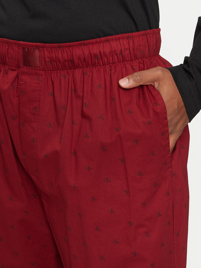 Calvin Klein Underwear Calvin Klein Underwear Pyjamahose 000NM2781E Rot Relaxed Fit