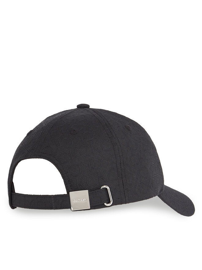 Calvin Klein Καπέλο Jockey Calvin Klein Monogram Jacquard Cap K60K612871 Μαύρο