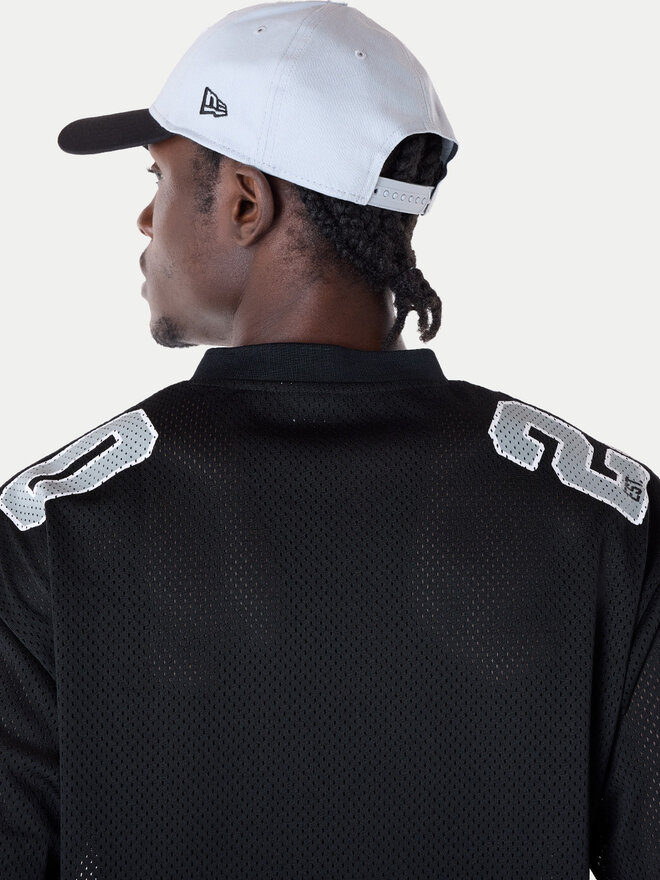 New Era New Era Marškinėliai NFL Las Vegas Raiders Mesh Graphic Jersey 60596386 Juoda Regular Fit