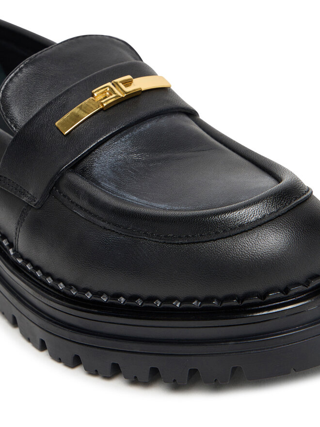 Elisabetta Franchi Slipper Elisabetta Franchi Low Cut Shoe F4A4-E0397-1251 Schwarz