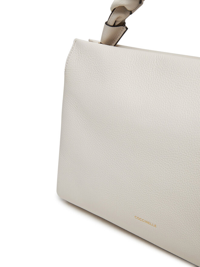 Coccinelle Handtasche Coccinelle M250 Boheme Grana Double E1 M50 19 02 01 Écru