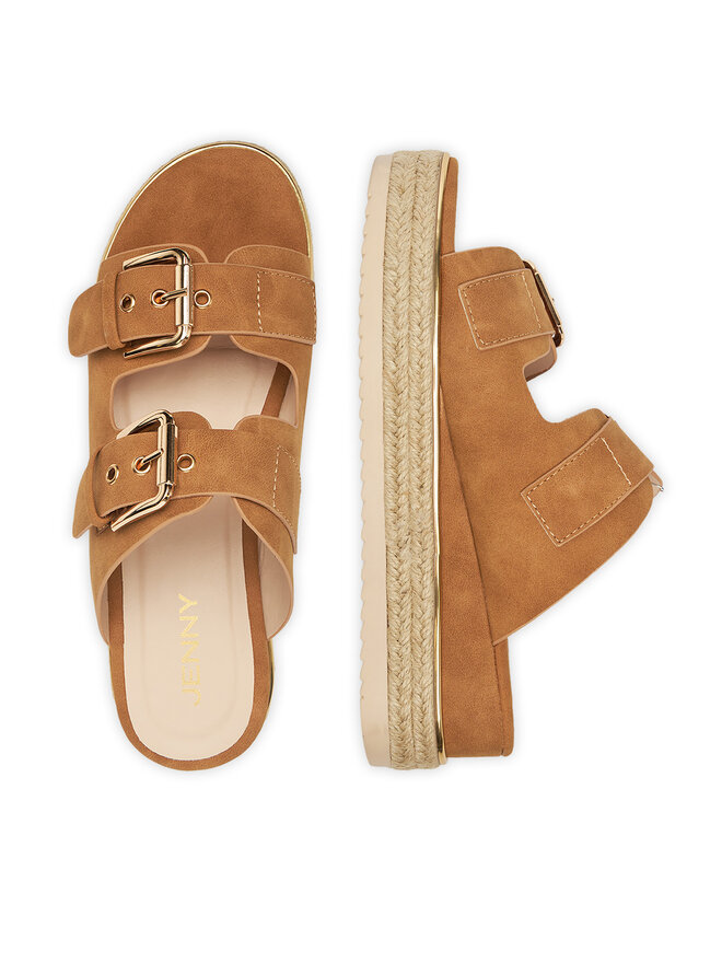 JENNY Espadrilky JENNY LB-P1434-YLD Hnedá