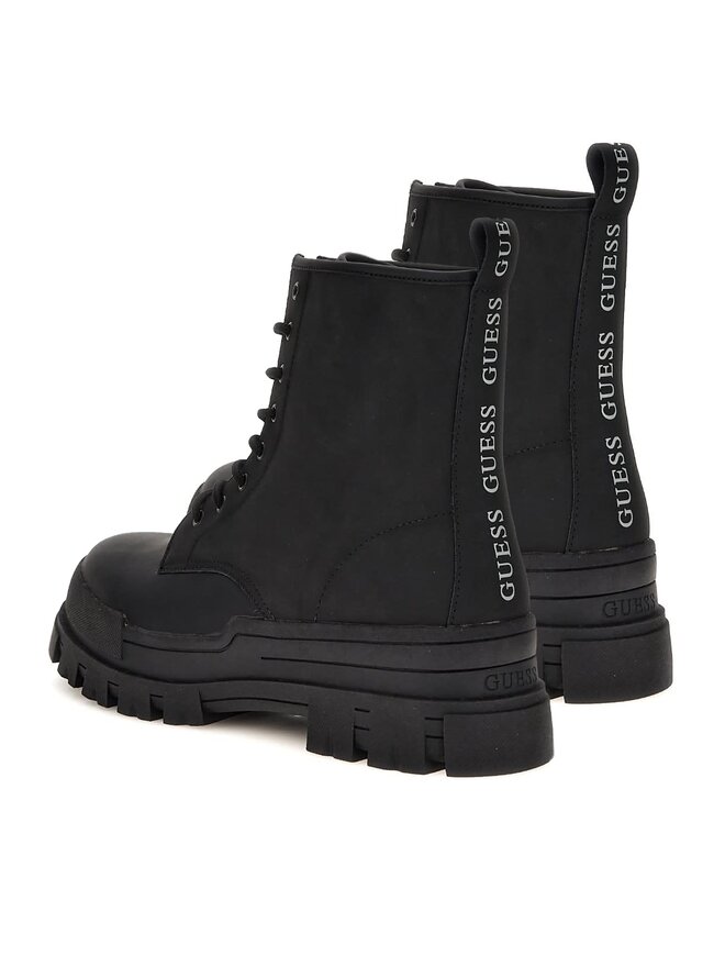 Guess Schnürstiefeletten Guess Cesena FM8CEN LEA12 Schwarz