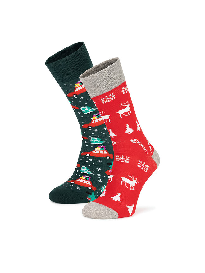 Lasocki Set di 2 paia di calzini lunghi unisex Lasocki 2MB-004-AW24 (2-pack) Multicolore